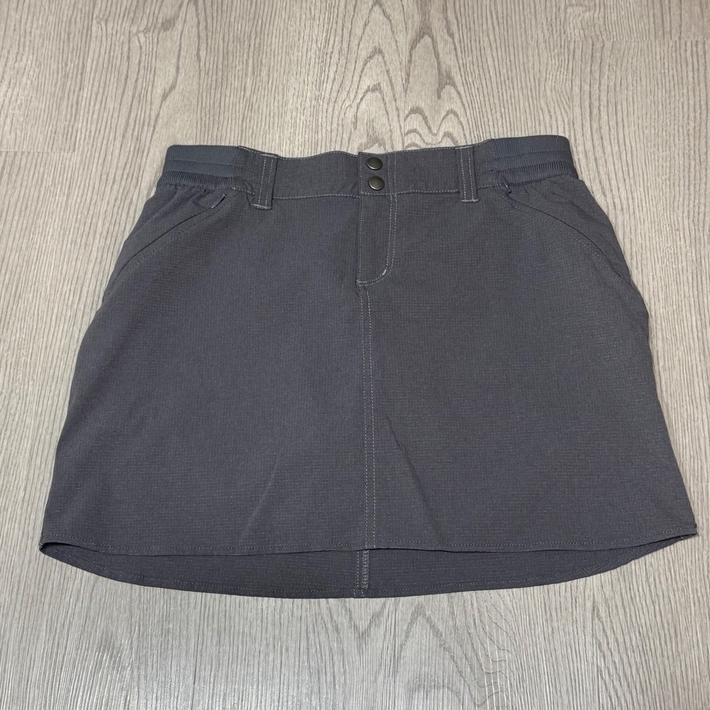 Kuhl Strattus Skort Gray Ripstop Women's Sz 4 Stretch Hiking Outdoor Performance